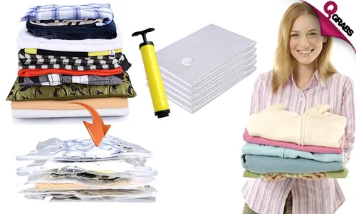 Vacuum Bags with Suction Pump!